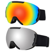 Lauko Moteriški magnetiniai akiniai nuo rasojimo Vyriški akiniai nuo sniego kalnų sportui moteriški slidinėjimo akiniai dvisluoksniai vyriškos motociklų kaukės