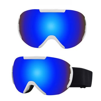 Γυναικεία μαγνητικά γυαλιά εξωτερικού χώρου κατά της ομίχλης Ανδρικά γυαλιά χιονιού Mountain Sport Γυναικεία γυαλιά σκι Διπλό στρώμα ανδρικές μάσκες μοτοσικλέτας