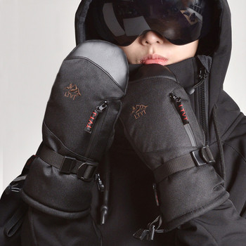 Υψηλής ποιότητας -30 Winter Warm Professional Snowboard Ski Gloves Αδιάβροχη οθόνη αφής τηλεφώνου Θερμικά γάντια Skiing snowmobile 2