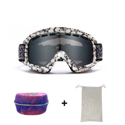 2022 m. nauji žieminiai slidinėjimo akiniai vyrams, moteriški, dvisluoksniai akiniai nuo rasojimo