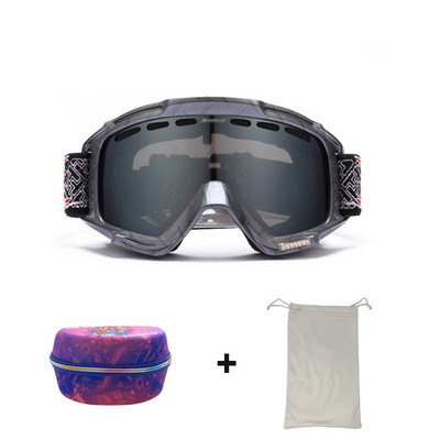 2022 m. nauji žieminiai slidinėjimo akiniai vyrams, moteriški, dvisluoksniai akiniai nuo rasojimo