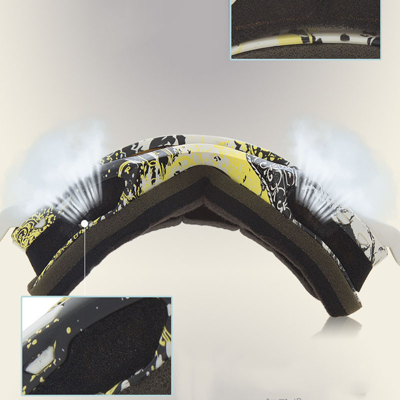 2022 m. nauji žieminiai slidinėjimo akiniai vyrams, moteriški, dvisluoksniai akiniai nuo rasojimo