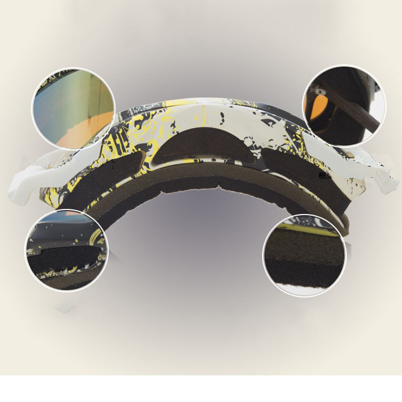 2022 m. nauji žieminiai slidinėjimo akiniai vyrams, moteriški, dvisluoksniai akiniai nuo rasojimo