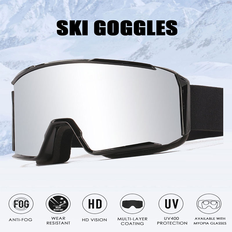 2022 m. nauji dviejų sluoksnių slidinėjimo akiniai nuo rasojimo suaugusiems vyrams Moterų sniego kaukė slidinėjimo akiniai Alpinizmo dviračių slidinėjimo snieglenčių akiniai