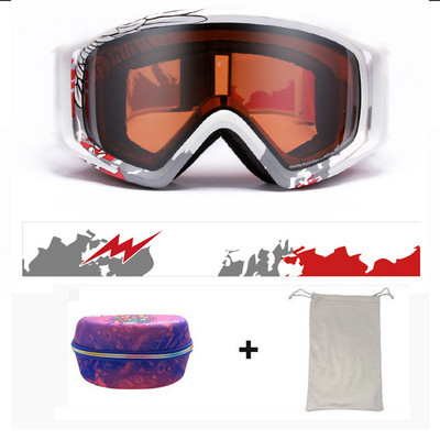 2022 m. Nauja žieminė slidinėjimo kaukė, dvisluoksnė nuo rasojimo vyrų Moteriški akiniai nuo sniego, atsparūs vėjui lauko sportui, slidinėjimui dviračių sportui ir snieglenčių sportui