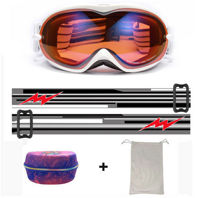 2022 m. Nauja žieminė slidinėjimo kaukė, dvisluoksnė nuo rasojimo vyrų Moteriški akiniai nuo sniego, atsparūs vėjui lauko sportui, slidinėjimui dviračių sportui ir snieglenčių sportui