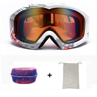 2022 m. Nauja žieminė slidinėjimo kaukė, dvisluoksnė nuo rasojimo vyrų Moteriški akiniai nuo sniego, atsparūs vėjui lauko sportui, slidinėjimui dviračių sportui ir snieglenčių sportui