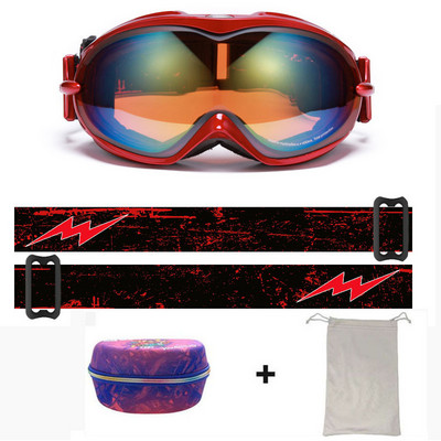 2022 m. Nauja žieminė slidinėjimo kaukė, dvisluoksnė nuo rasojimo vyrų Moteriški akiniai nuo sniego, atsparūs vėjui lauko sportui, slidinėjimui dviračių sportui ir snieglenčių sportui