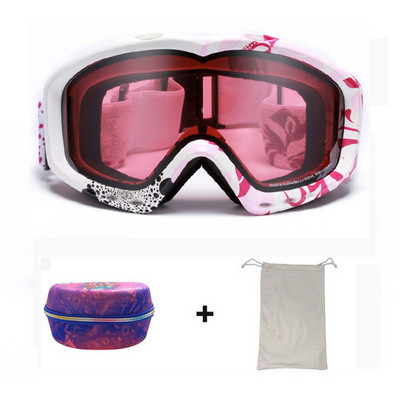 2022 m. Nauja žieminė slidinėjimo kaukė, dvisluoksnė nuo rasojimo vyrų Moteriški akiniai nuo sniego, atsparūs vėjui lauko sportui, slidinėjimui dviračių sportui ir snieglenčių sportui