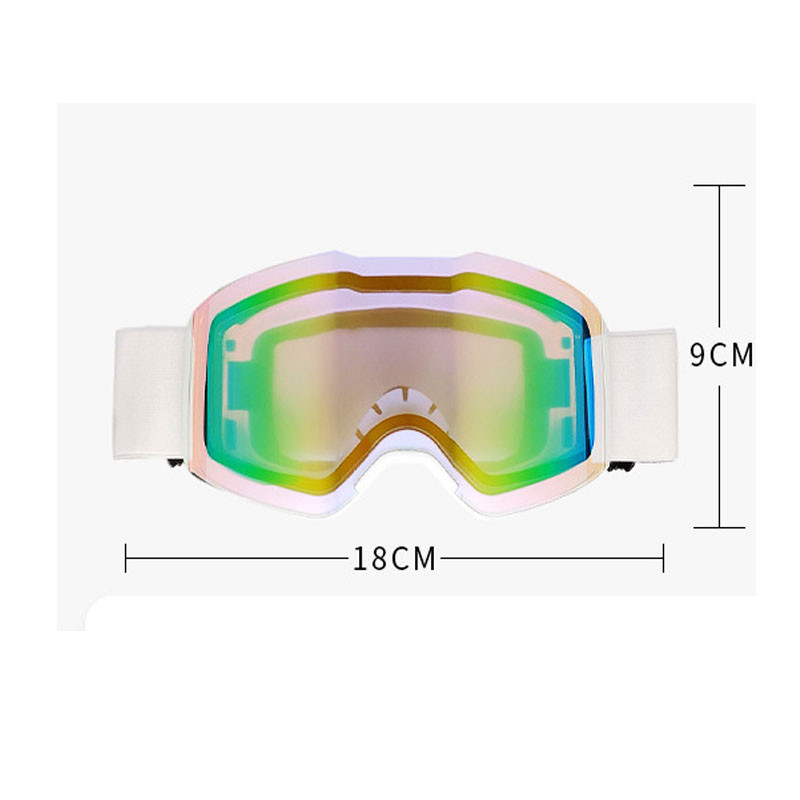 Dvisluoksniai slidinėjimo akiniai nuo rasojimo, cilindriniai vyriški, moteriški lauko sportiniai sniego kaukė suaugusiems alpinizmo slidinėjimo akiniai