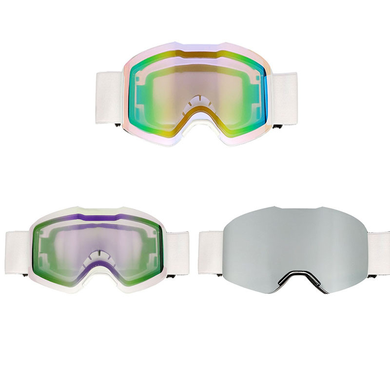 Dvisluoksniai slidinėjimo akiniai nuo rasojimo, cilindriniai vyriški, moteriški lauko sportiniai sniego kaukė suaugusiems alpinizmo slidinėjimo akiniai