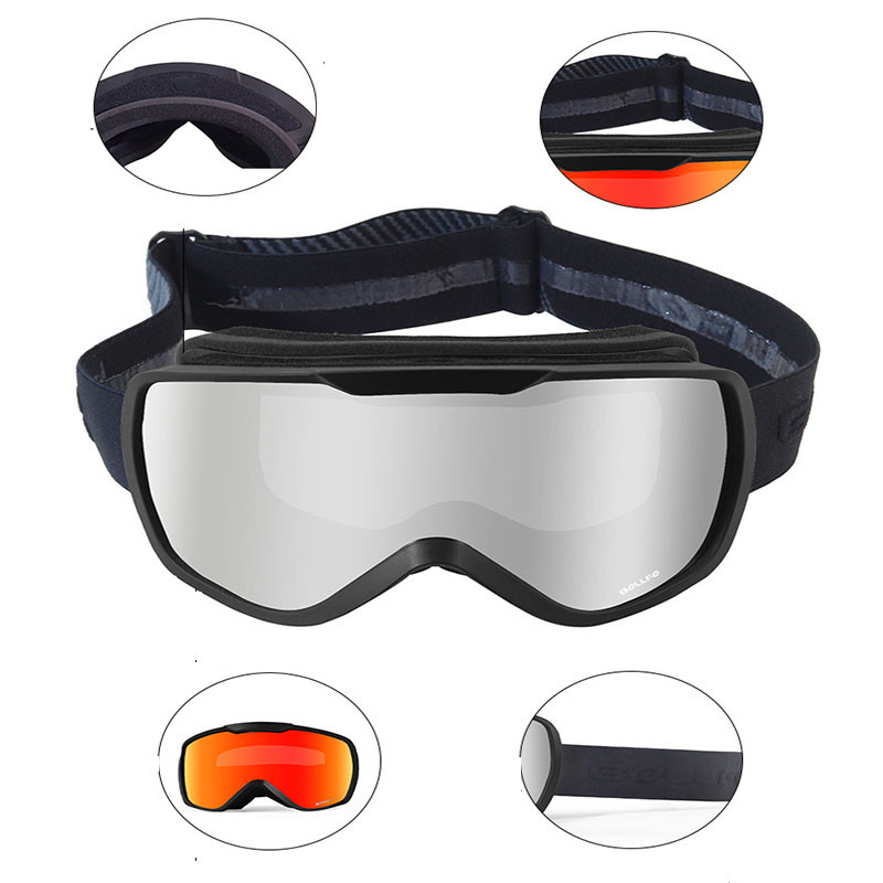 2022 m. nauji slidinėjimo snieglenčių akiniai slidinėjimo akiniai Vyriški sniego motociklai žieminiai lauko sportiniai akiniai sniego dviračių snieglenčių akiniai