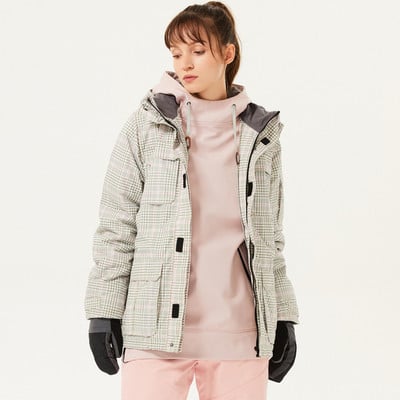 Slidinėjimo paltas porai Snieglenčių striukės, neperšlampamos, atsparios vėjui, kvėpuojančios žiemos lauko sportui, moteriškas slidinėjimo kostiumas