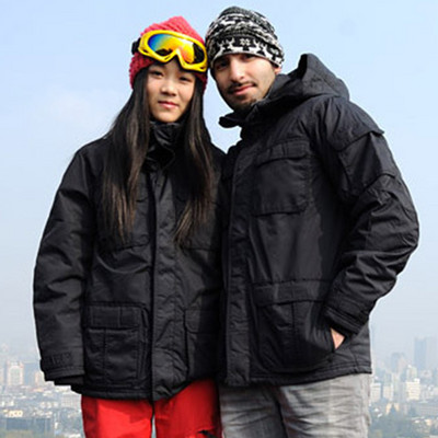 Slidinėjimo paltas porai Snieglenčių striukės, neperšlampamos, atsparios vėjui, kvėpuojančios žiemos lauko sportui, moteriškas slidinėjimo kostiumas