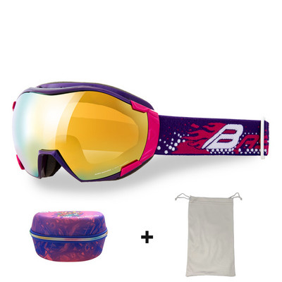 Ochelari de schi pentru adulți Bărbați Ochelari de soare cu două straturi anti-ceață pentru motociclete de zăpadă Femei UV400 pentru snowboard, motocross, ochelari de schi Mască