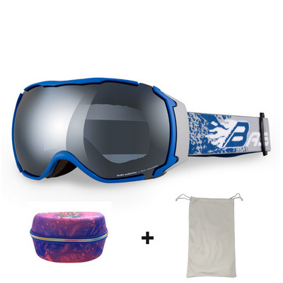 Ochelari de schi pentru adulți Bărbați Ochelari de soare cu două straturi anti-ceață pentru motociclete de zăpadă Femei UV400 pentru snowboard, motocross, ochelari de schi Mască