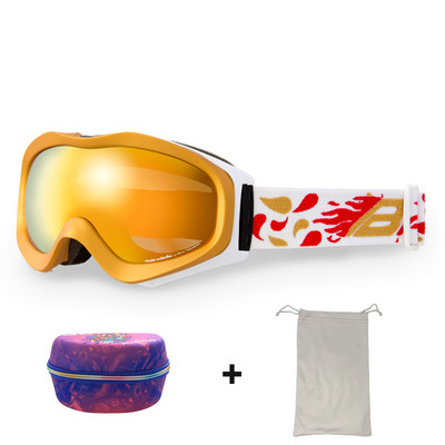 Ochelari de schi pentru adulți Bărbați Ochelari de soare cu două straturi anti-ceață pentru motociclete de zăpadă Femei UV400 pentru snowboard, motocross, ochelari de schi Mască