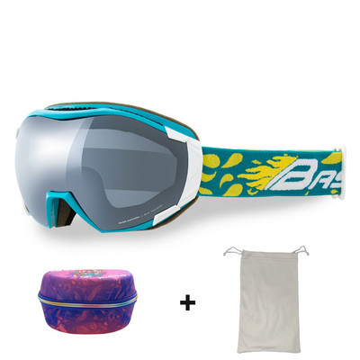 Ochelari de schi pentru adulți Bărbați Ochelari de soare cu două straturi anti-ceață pentru motociclete de zăpadă Femei UV400 pentru snowboard, motocross, ochelari de schi Mască