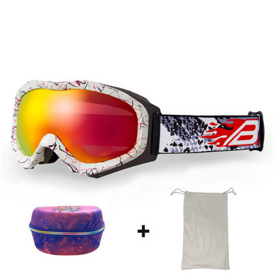 Ochelari de schi pentru adulți Bărbați Ochelari de soare cu două straturi anti-ceață pentru motociclete de zăpadă Femei UV400 pentru snowboard, motocross, ochelari de schi Mască