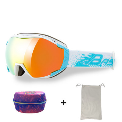 Ochelari de schi pentru adulți Bărbați Ochelari de soare cu două straturi anti-ceață pentru motociclete de zăpadă Femei UV400 pentru snowboard, motocross, ochelari de schi Mască