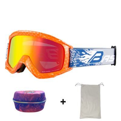 Ochelari de schi pentru adulți Bărbați Ochelari de soare cu două straturi anti-ceață pentru motociclete de zăpadă Femei UV400 pentru snowboard, motocross, ochelari de schi Mască