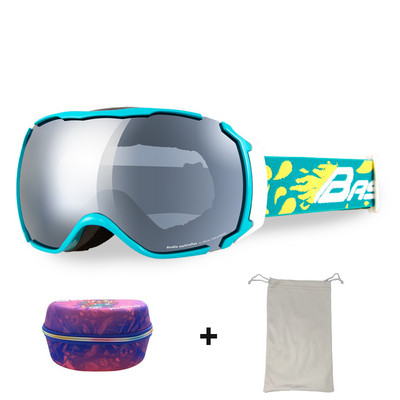 Ochelari de schi pentru adulți Bărbați Ochelari de soare cu două straturi anti-ceață pentru motociclete de zăpadă Femei UV400 pentru snowboard, motocross, ochelari de schi Mască