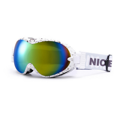 Sportiniai kalnų vyro snieglenčių akiniai su dvigubu objektyvu, moteris, slidinėjanti, žieminiai akiniai nuo rasojimo, vyriški slidinėjimo akiniai, moteriška motociklo kaukė