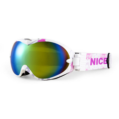 Sportiniai kalnų vyro snieglenčių akiniai su dvigubu objektyvu, moteris, slidinėjanti, žieminiai akiniai nuo rasojimo, vyriški slidinėjimo akiniai, moteriška motociklo kaukė