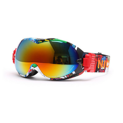 Sportiniai kalnų vyro snieglenčių akiniai su dvigubu objektyvu, moteris, slidinėjanti, žieminiai akiniai nuo rasojimo, vyriški slidinėjimo akiniai, moteriška motociklo kaukė