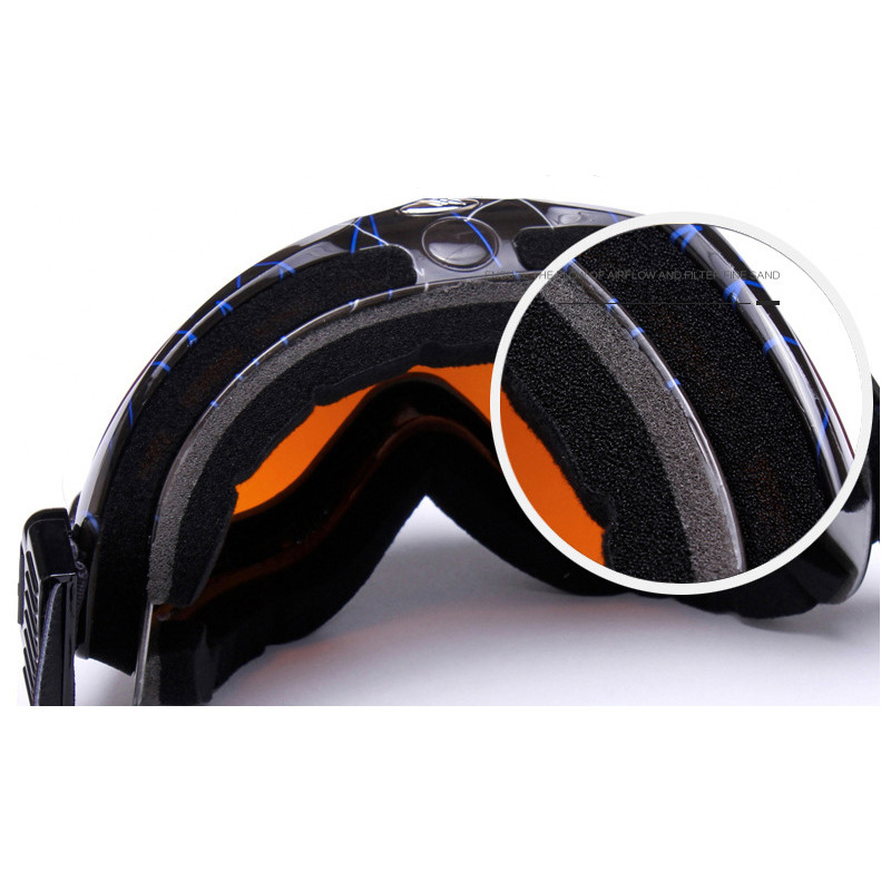 Sportiniai kalnų vyro snieglenčių akiniai su dvigubu objektyvu, moteris, slidinėjanti, žieminiai akiniai nuo rasojimo, vyriški slidinėjimo akiniai, moteriška motociklo kaukė