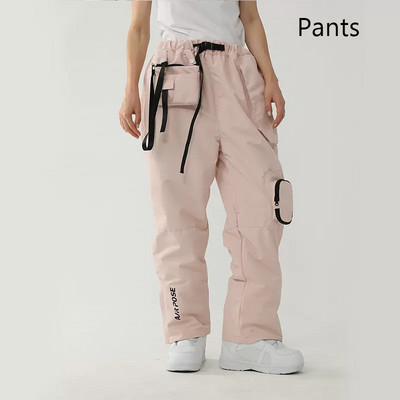 Žieminės slidinėjimo kelnės Vyriški kombinezonai Šilti sniego kelnės Moteriški lauko sportiniai dviračiai snieglenčių kelnės Vėjo nepraleidžiantys vandeniui atsparūs drabužiai