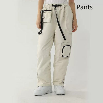 Žieminės slidinėjimo kelnės Vyriški kombinezonai Šilti sniego kelnės Moteriški lauko sportiniai dviračiai snieglenčių kelnės Vėjo nepraleidžiantys vandeniui atsparūs drabužiai