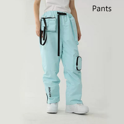Žieminės slidinėjimo kelnės Vyriški kombinezonai Šilti sniego kelnės Moteriški lauko sportiniai dviračiai snieglenčių kelnės Vėjo nepraleidžiantys vandeniui atsparūs drabužiai