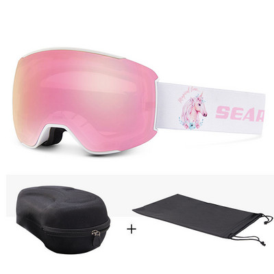 2022 m. nauji žiemos slidinėjimo akiniai Dvisluoksniai nuo rasojimo vėjui atsparūs akiniai lauko sportui slidinėjimui jojimo snieglenčių kaukė vyrams, moterims