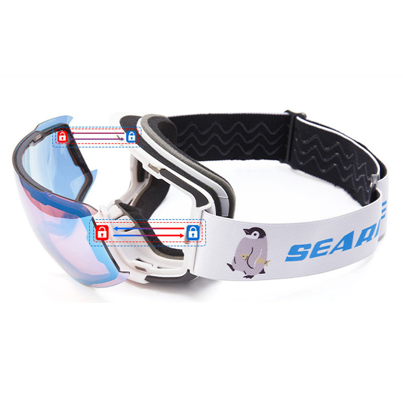 2022 m. nauji žiemos slidinėjimo akiniai Dvisluoksniai nuo rasojimo vėjui atsparūs akiniai lauko sportui slidinėjimui jojimo snieglenčių kaukė vyrams, moterims