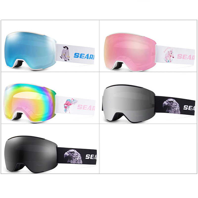 2022 m. nauji žiemos slidinėjimo akiniai Dvisluoksniai nuo rasojimo vėjui atsparūs akiniai lauko sportui slidinėjimui jojimo snieglenčių kaukė vyrams, moterims