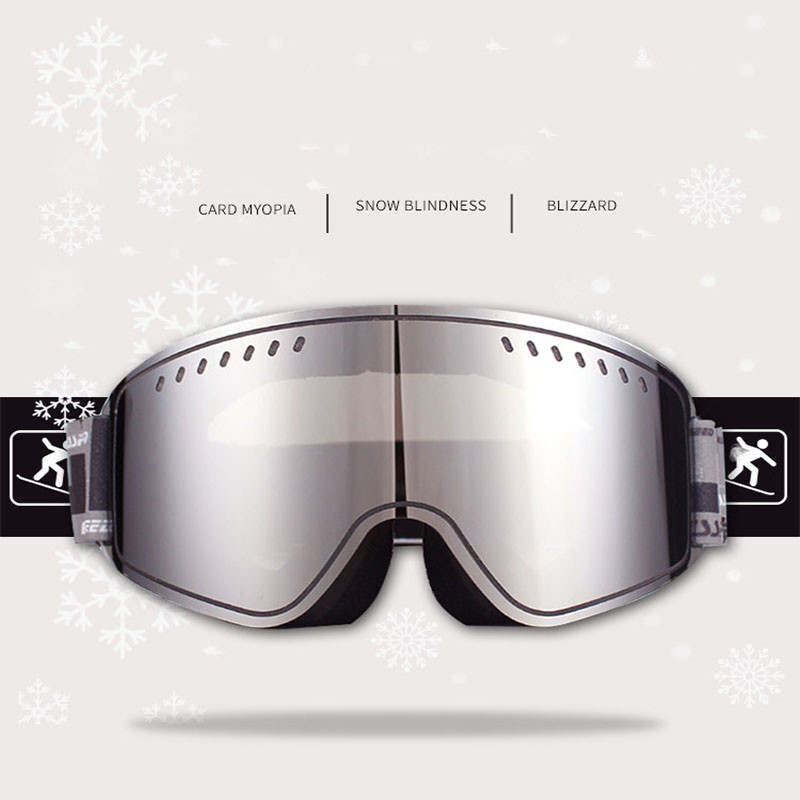 2022 m. nauji dviejų sluoksnių slidinėjimo akiniai nuo rasojimo lauko sportiniai akiniai vyrams, moterims, slidinėjimui nuo sniego, apsaugantys nuo vėjo snieglenčių akiniai