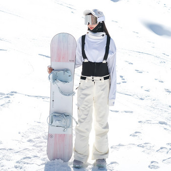 Χειμερινές αδιάβροχες γυναικείες φόρμες για σκι Ανδρικά παντελόνια για σκι Αθλητικά βαμβακερά γυναικεία παντελόνια για χιόνι Ζαρτιέρες Άνδρας Ρούχα πεζοπορίας