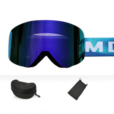 Dvisluoksniai moteriški sniego akiniai Magnetiniai moteriški slidinėjimo akiniai sportiniai vyriški akiniai nuo rasojimo kalnų lauko vyriškos motociklų kaukės