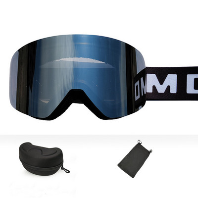Dvisluoksniai moteriški sniego akiniai Magnetiniai moteriški slidinėjimo akiniai sportiniai vyriški akiniai nuo rasojimo kalnų lauko vyriškos motociklų kaukės