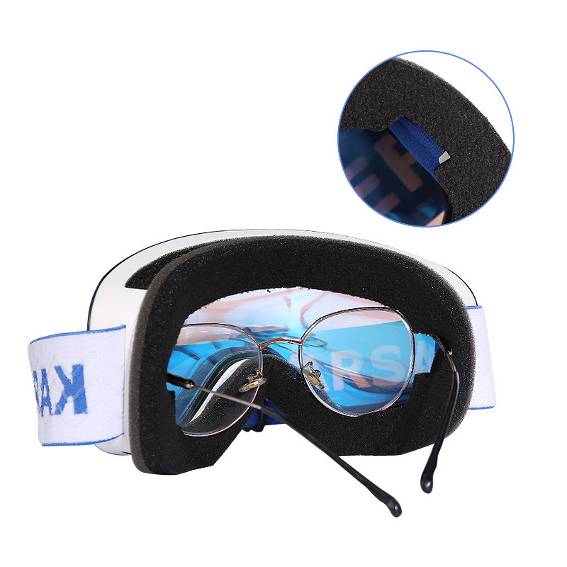 Dvisluoksniai moteriški sniego akiniai Magnetiniai moteriški slidinėjimo akiniai sportiniai vyriški akiniai nuo rasojimo kalnų lauko vyriškos motociklų kaukės