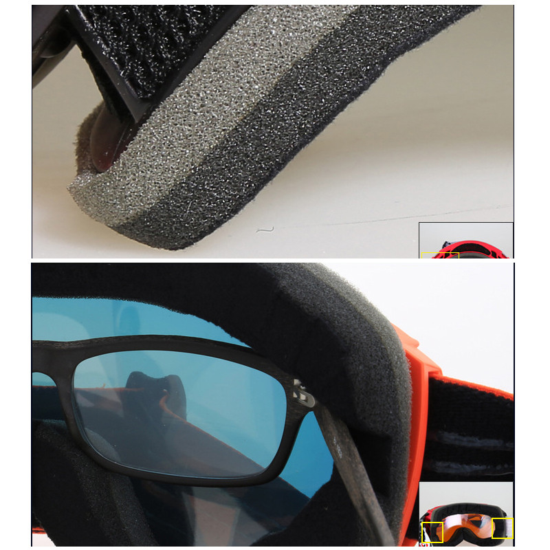 Žieminiai vyriški sniego akiniai nuo rasojimo Moteriški slidinėjimo akiniai dvigubi magnetiniai sportiniai akiniai moteriškai kalnų vyro motociklo akiniai