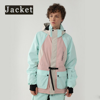 Vrhunska skijaška jakna Žene Muškarci Jakna za sport na otvorenom Snowboard Snježna jakna Hoodie Zimska odjeća Široka vjetrootporna vodootporna jakna za snijeg