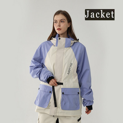 Vrhunska skijaška jakna Žene Muškarci Jakna za sport na otvorenom Snowboard Snježna jakna Hoodie Zimska odjeća Široka vjetrootporna vodootporna jakna za snijeg
