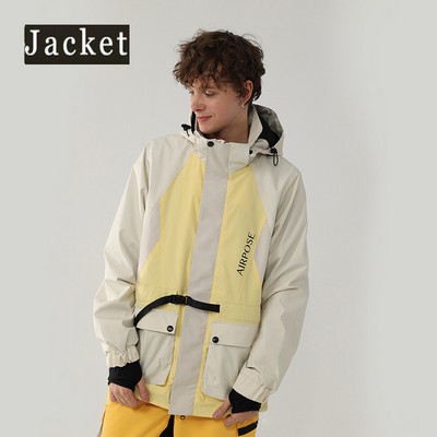 Vrhunska skijaška jakna Žene Muškarci Jakna za sport na otvorenom Snowboard Snježna jakna Hoodie Zimska odjeća Široka vjetrootporna vodootporna jakna za snijeg