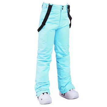 Ски панталони Мъжки удебелени ветроустойчиви водоустойчиви памучни зимни панталони Дамски спортове на открито Сноуборд Топли дишащи гащеризони Унисекс