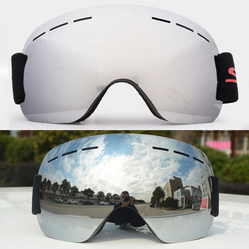 Двуслойни мъжки ски маски на открито Дамски очила за сняг против замъгляване Човек Мотокрос Googles Планински спорт Женски магнитни очила