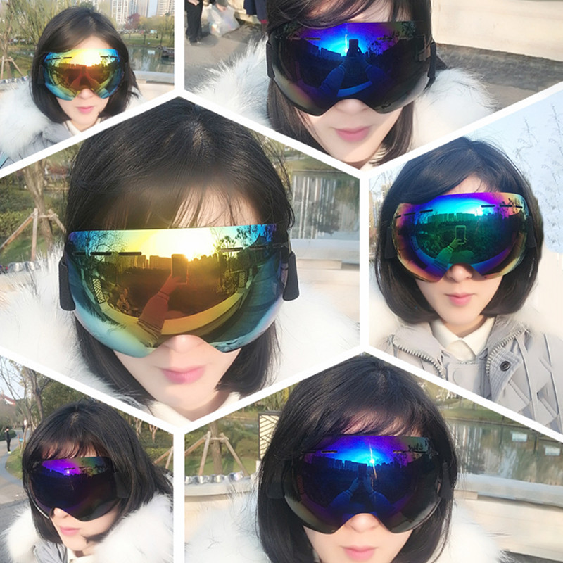 Dvoslojne muške maske za skijanje na otvorenom, ženske naočale za snijeg protiv zamagljivanja, muške motocros Googles planinske sportske ženske magnetske naočale
