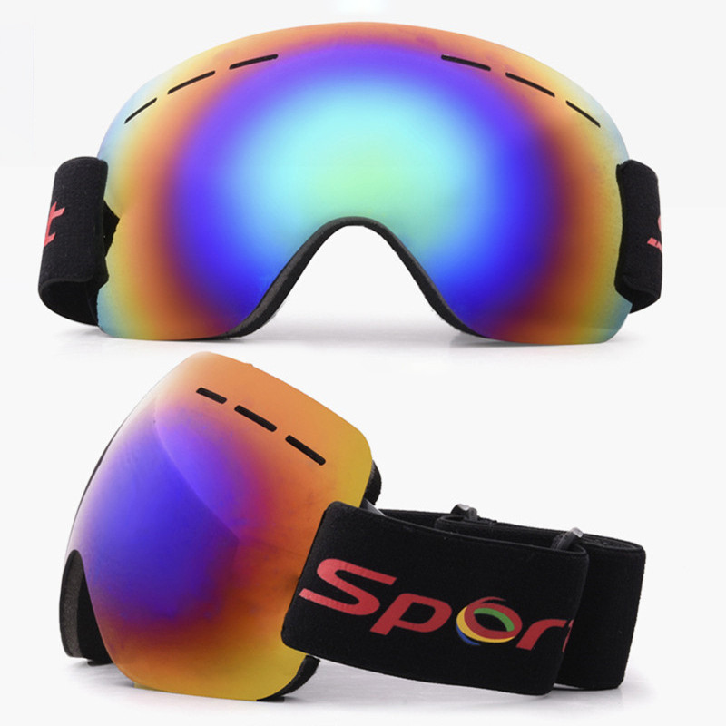 Dvoslojne muške maske za skijanje na otvorenom, ženske naočale za snijeg protiv zamagljivanja, muške motocros Googles planinske sportske ženske magnetske naočale