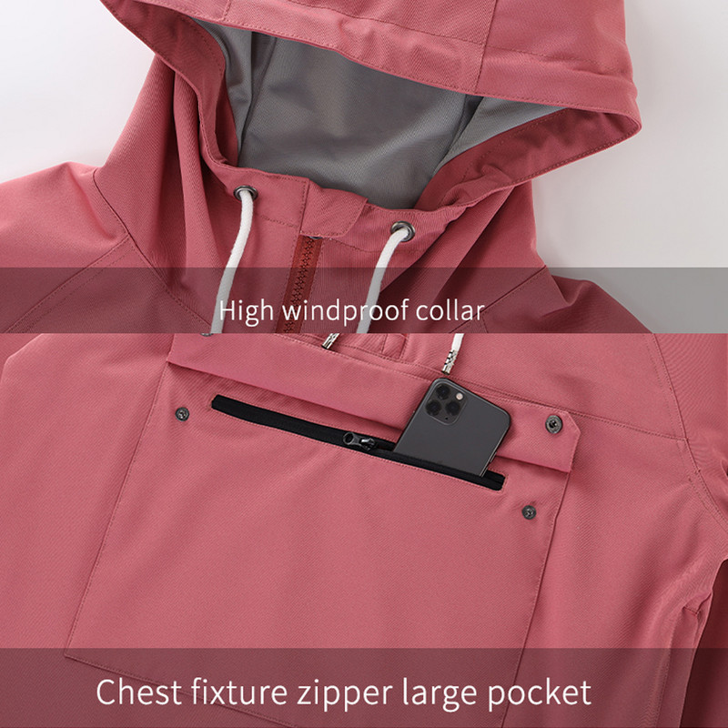 Skijaška jakna Muškarci Žene Hoodie Snowboard jakna Skijaško odijelo Ženska zimska vanjska topla vodootporna odjeća otporna na vjetar Prozračna džemper